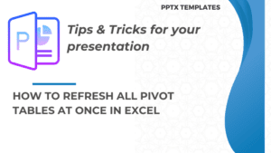 How To Refresh All Pivot Tables at Once in Excel