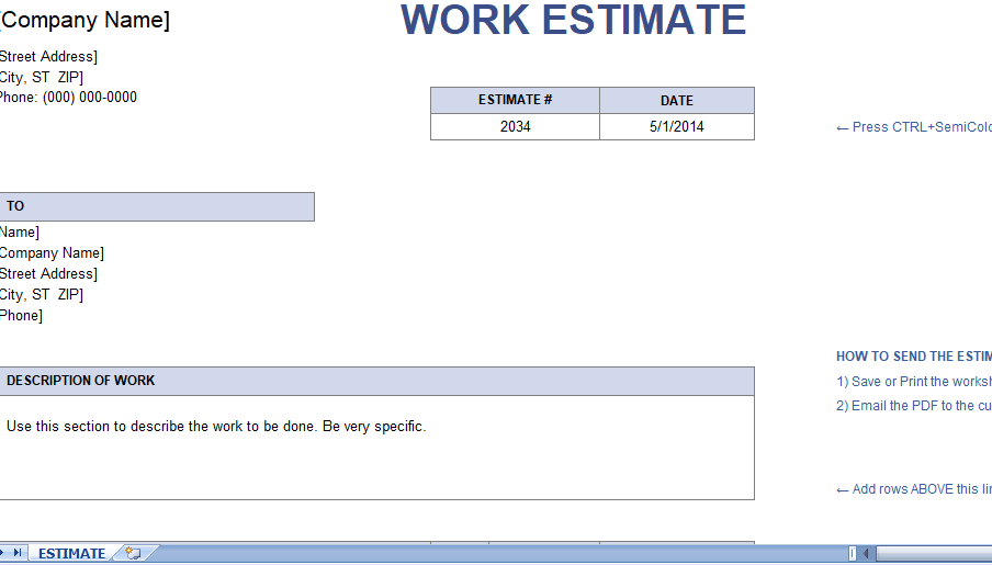 job-estimate