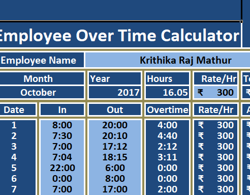 Employee-Over-Time-Calculator
