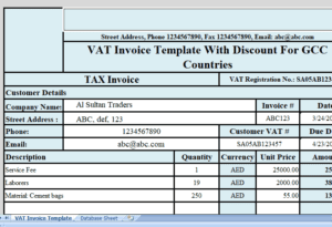 GCC-VAT-Invoice-Template-With-Discount