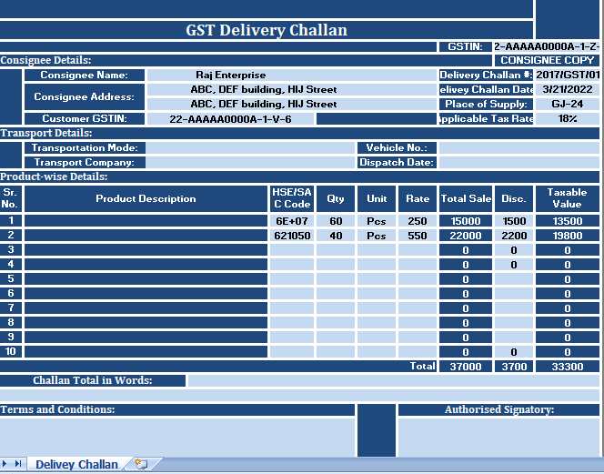 GST-Delivery-Challan