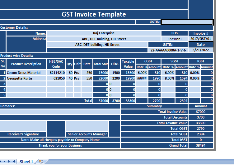 GST-Invoice