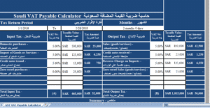 Saudi-VAT-Payable-Calculator