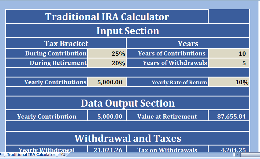 Traditional-IRA-Calculator