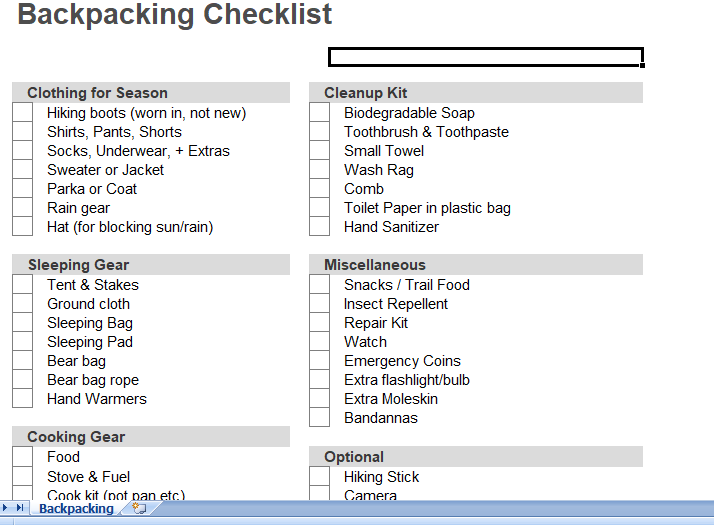 backpacking-checklist
