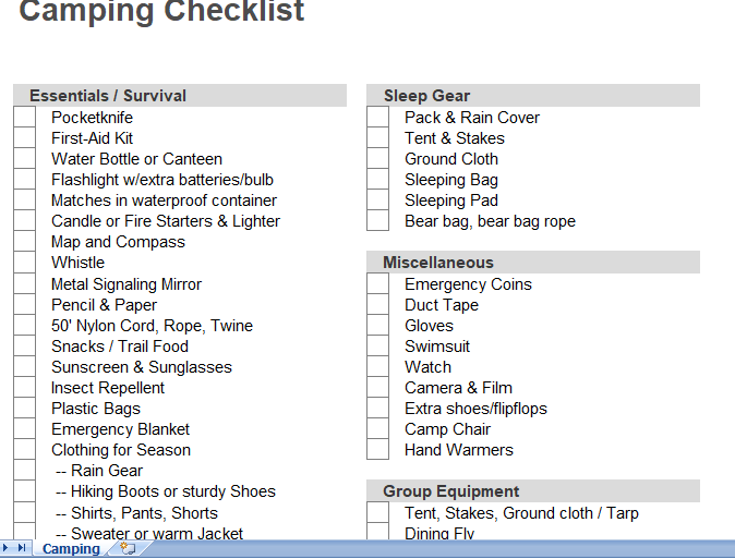 camping-checklist