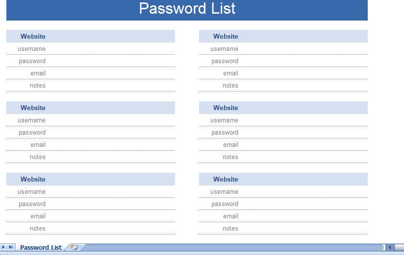 password-list