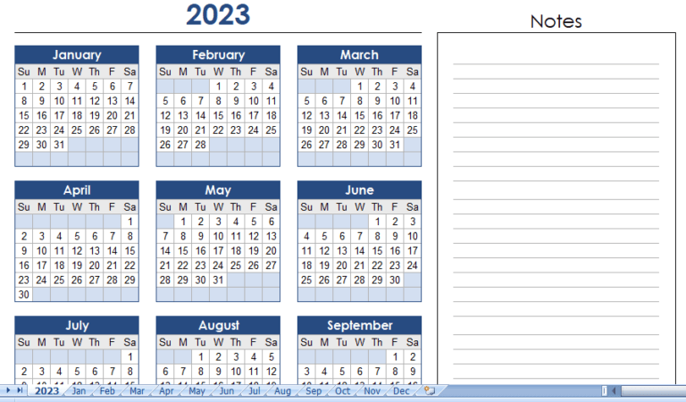 Calendario 2023 Excel Total Get Calendar 2023 Update Reverasite