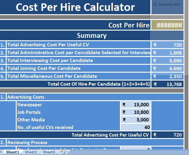 Cost-Per-Hire-Calculator