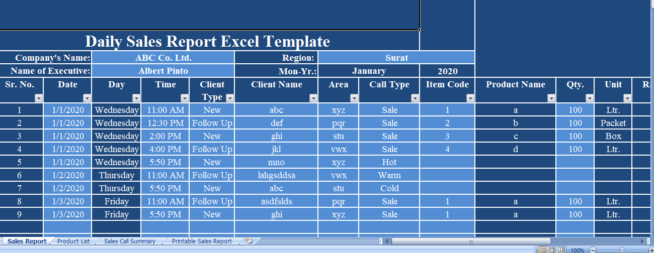 Daily-Sales-Report-Excel-Template