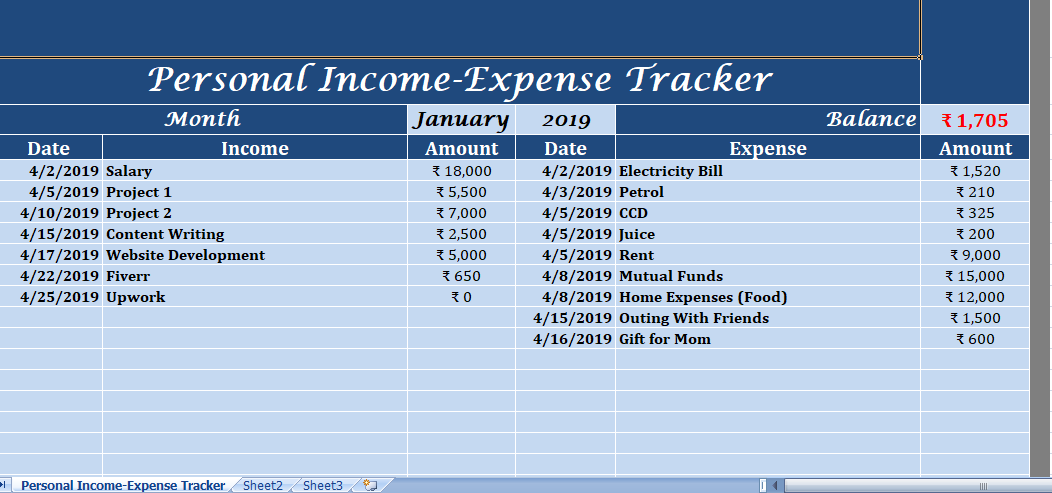 Personal-Income-Expense-Tracker