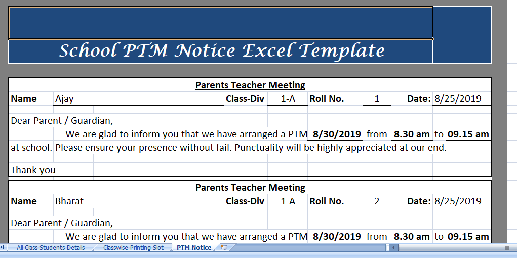 School-PTM-Notice-Excel-Template