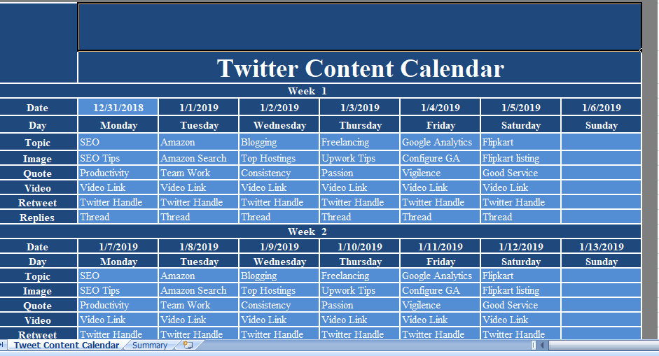 Twitter-Content-Calendar-Excel-Template
