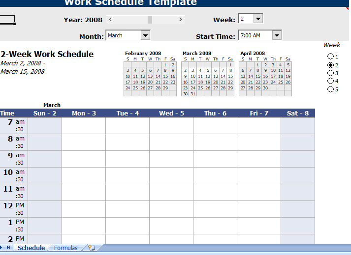 work-schedule