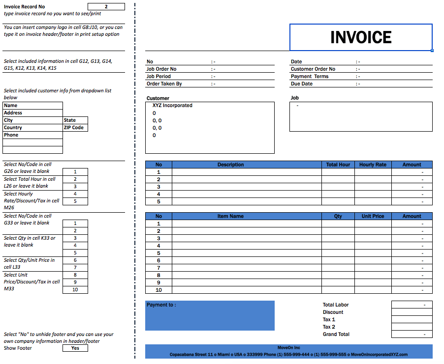 invoice creator