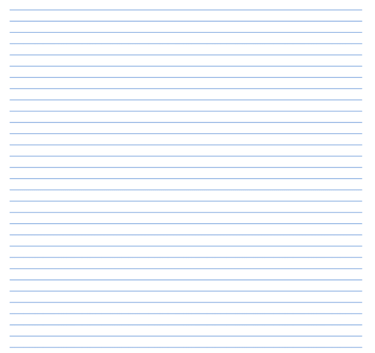 Narrow Ruled Paper excel template for free