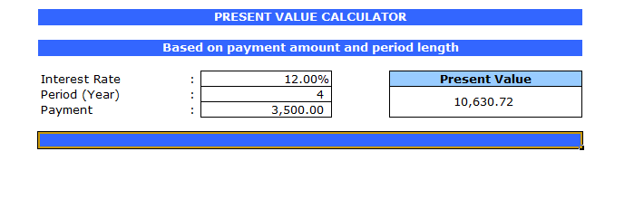 Present_Value_Calculator