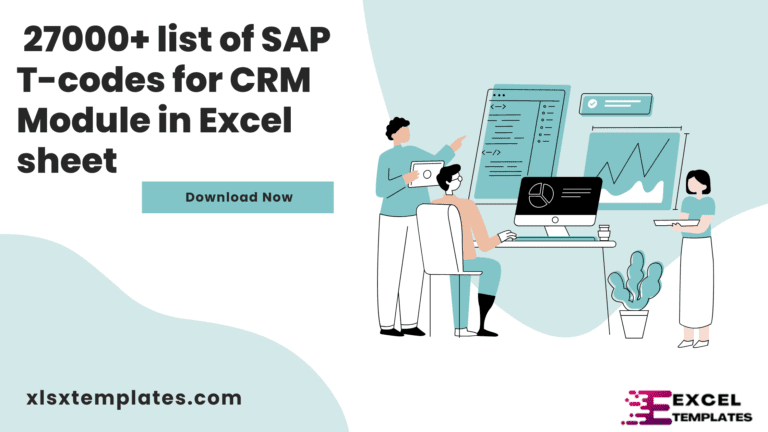 Sap Rcm Module Download 27000+ SAP Tcodes for CRM Module List in Excel sheet
