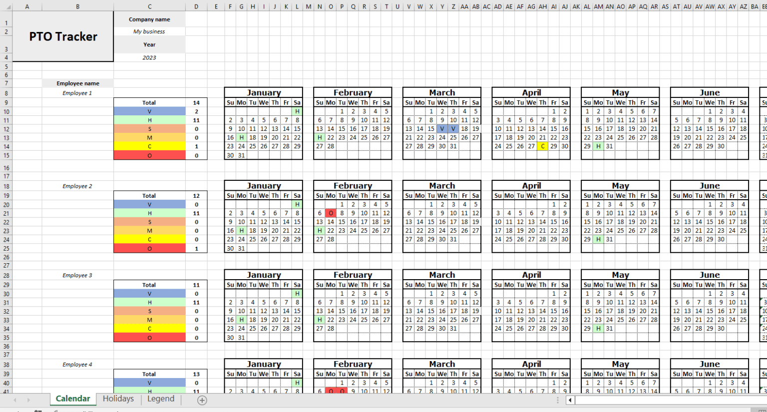 Sick Leave Tracker In Excel Excel Templates